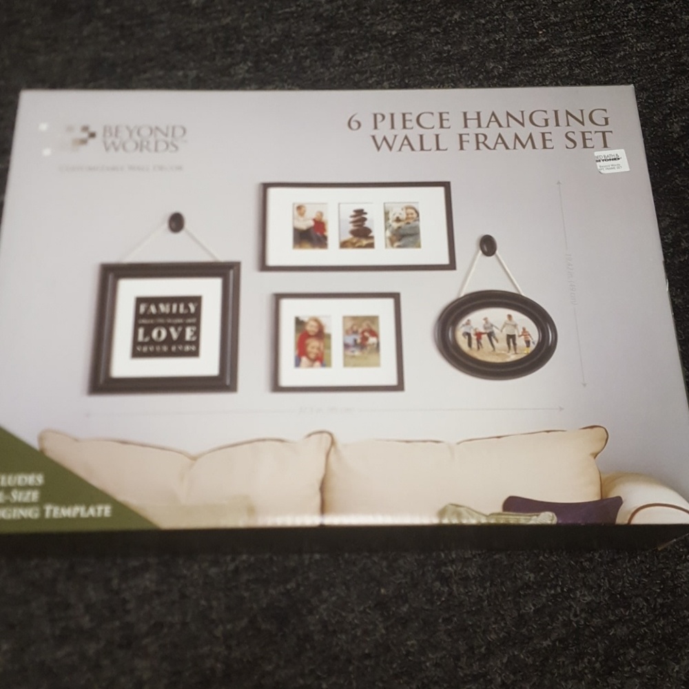 6 Piece Hanging Wall Frame Set